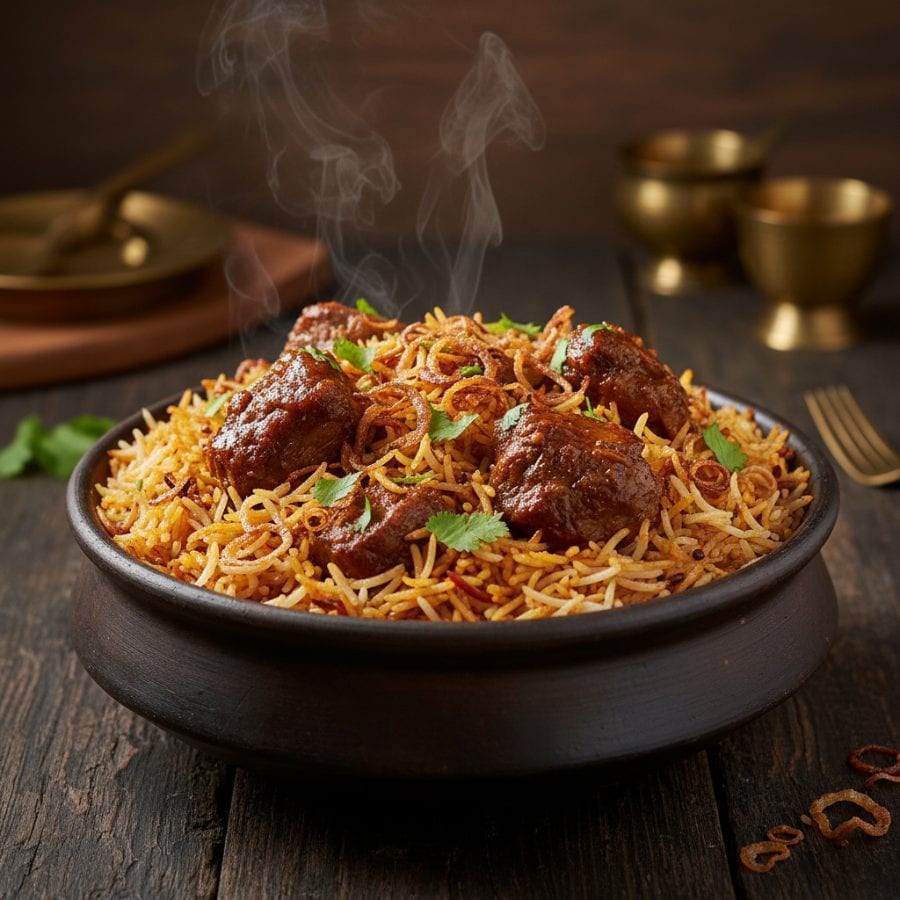 Camel Meat Biryani