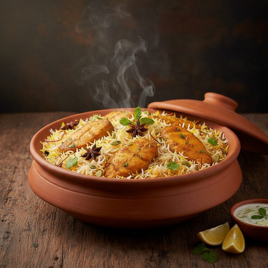 Hyderabadi Fish Biryani
