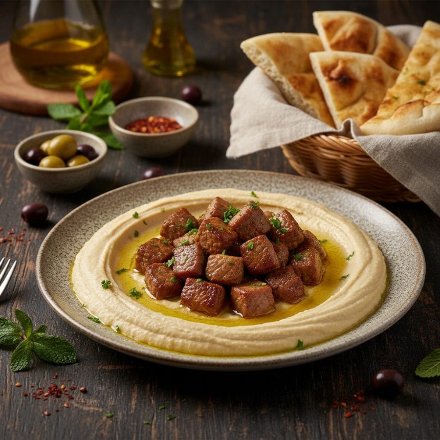 Laham Mughly Hummus