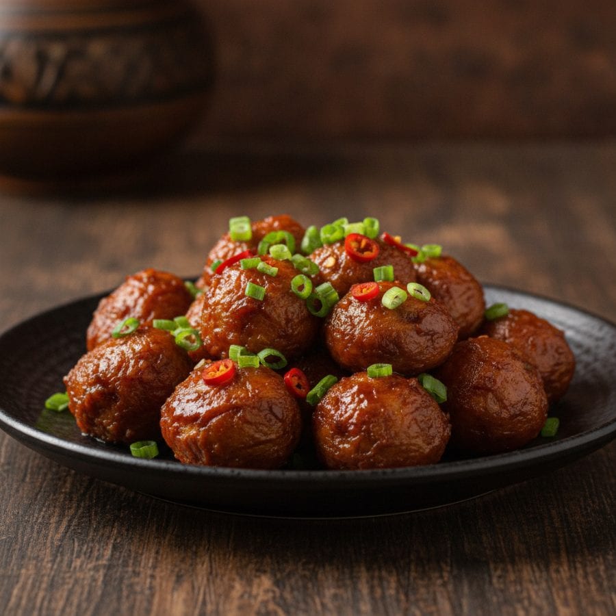 Mushroom Manchurian (Dry/Gravy)
